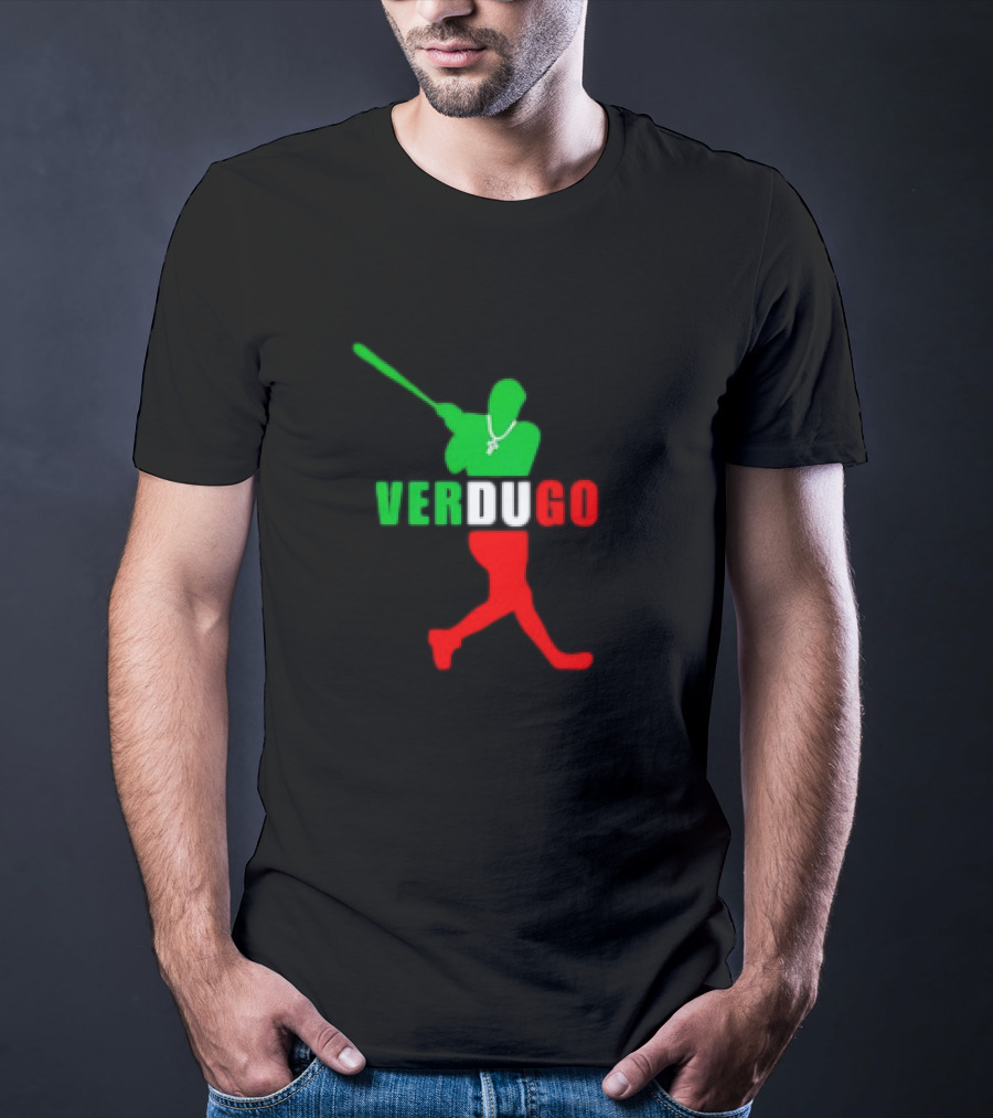 Verdugo Mexico Baseball Red Green T-Shirt