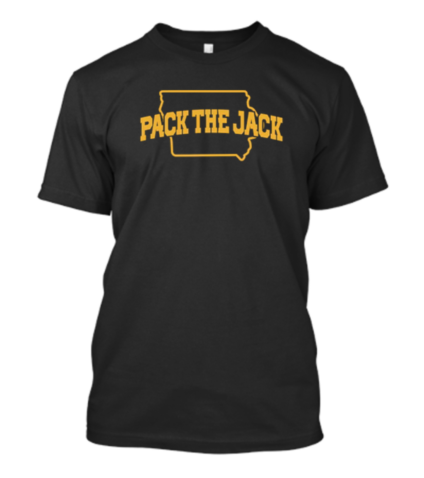 Pack The Jack Iowa Map Outline Cyclones T-Shirt
