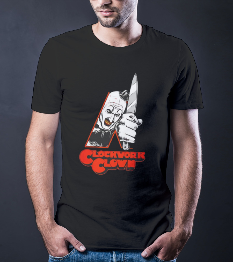 A Clockwork Clown Art The Clown The Terrifier Movies T-Shirt
