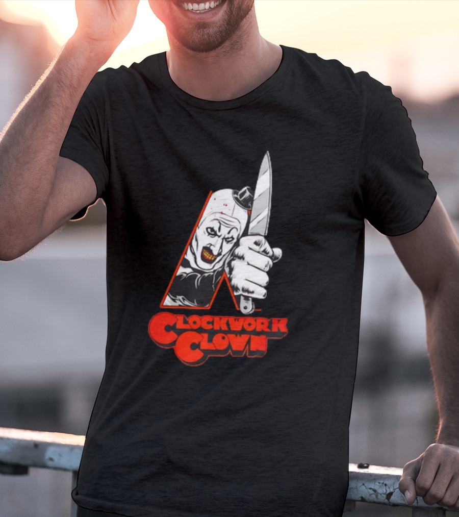 A Clockwork Clown Art The Clown The Terrifier Movies T-Shirt