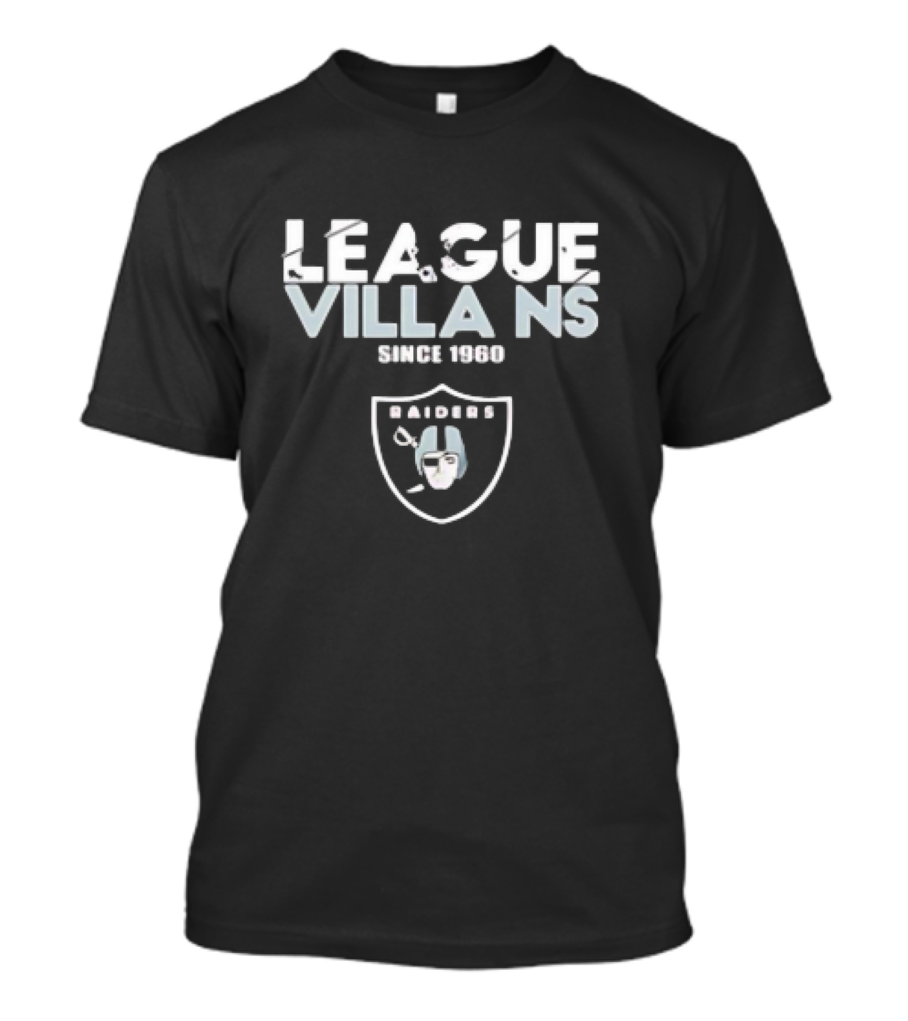 Las Vegas Raiders League Villains Raiders Logo Since 1960 T-Shirt
