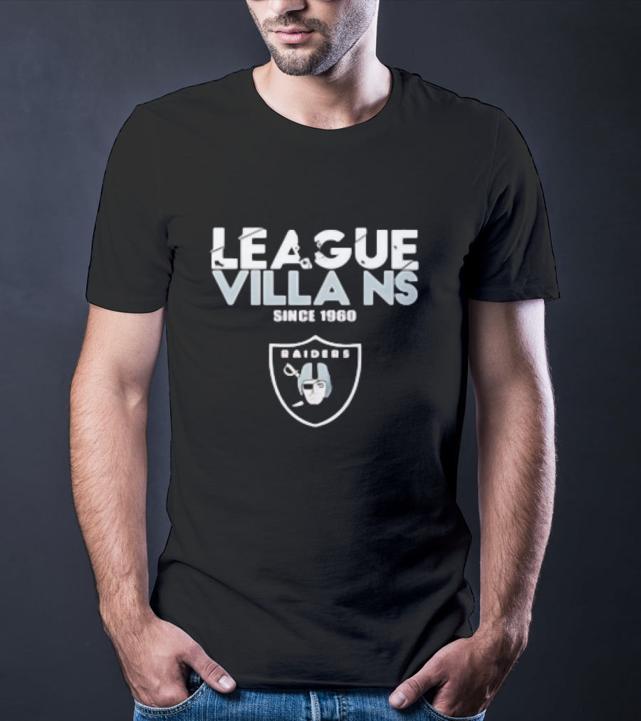 Las Vegas Raiders League Villains Raiders Logo Since 1960 T-Shirt