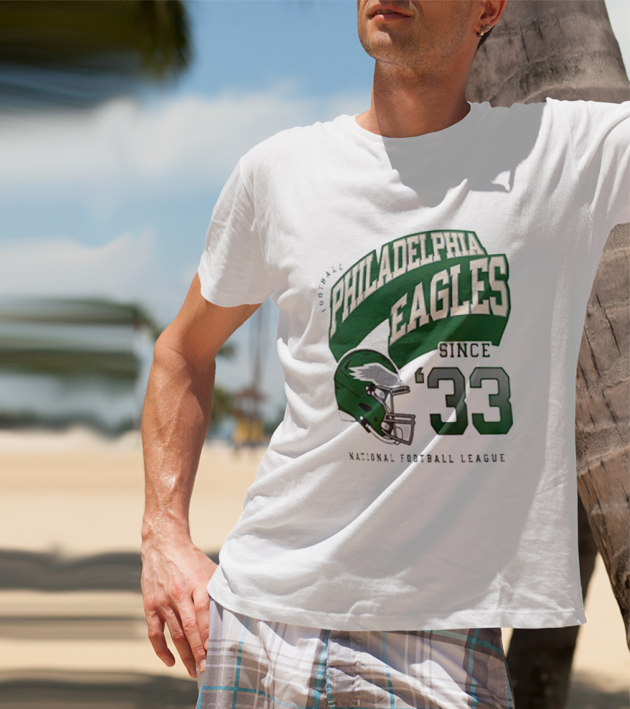 Philadelphia Eagles Football Since 1933 NFL National Football League T-Shirt