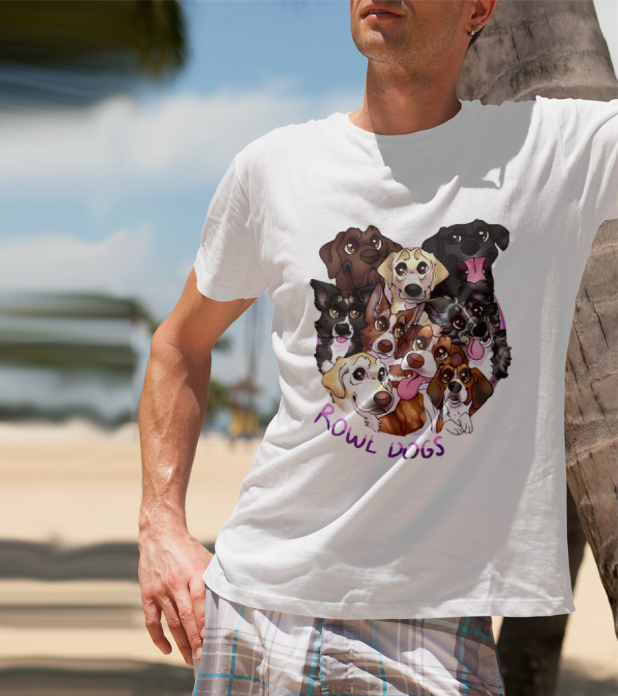Rowe Dogs Playful Pooches Classic T-Shirt