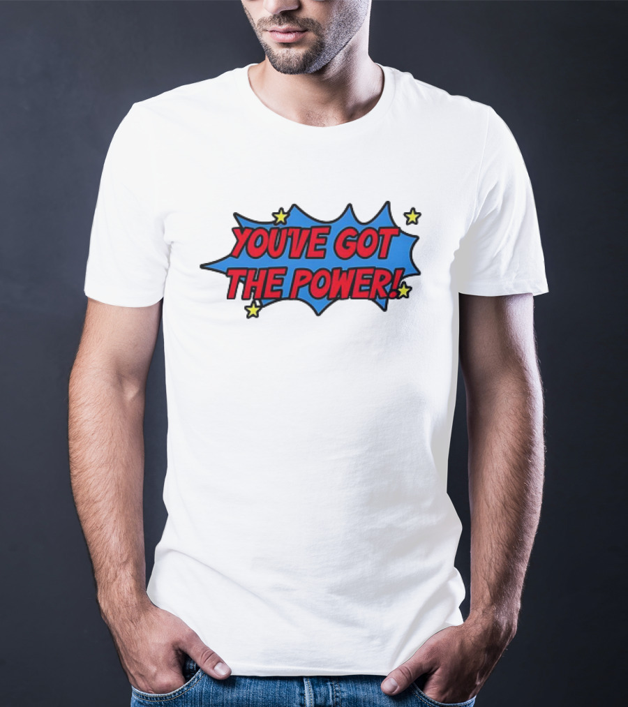 Monica You've Got The Power Comic Style Stars T-Shirt