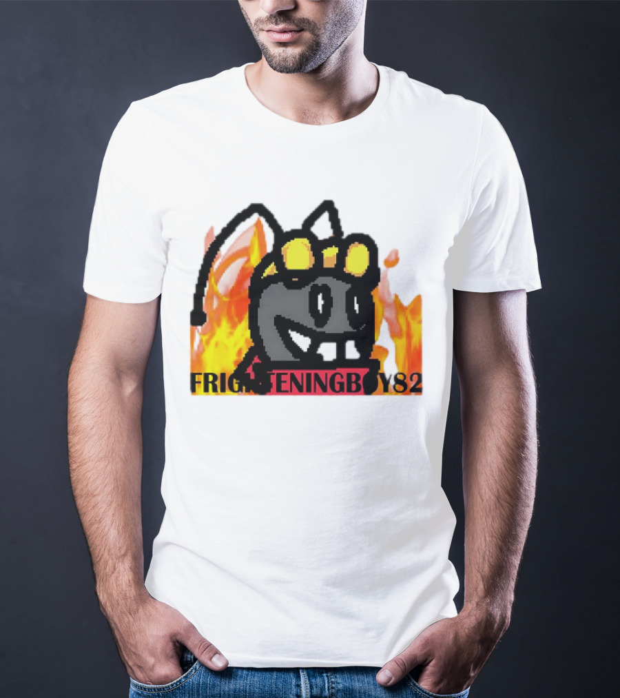 Moth FrighteningBoy82 Fire Background T-Shirt