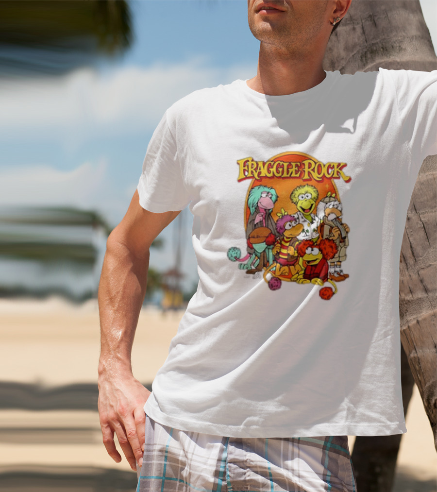 Fraggle Rock Group Cartoon Characters T-Shirt