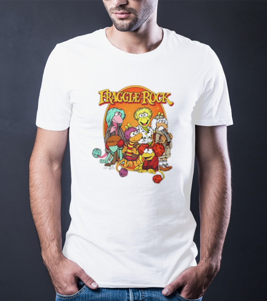 Fraggle Rock Group Cartoon Characters T-Shirt