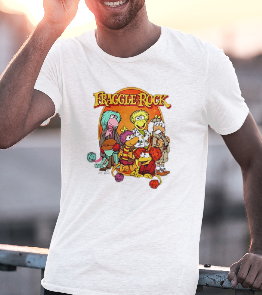 Fraggle Rock Group Cartoon Characters T-Shirt