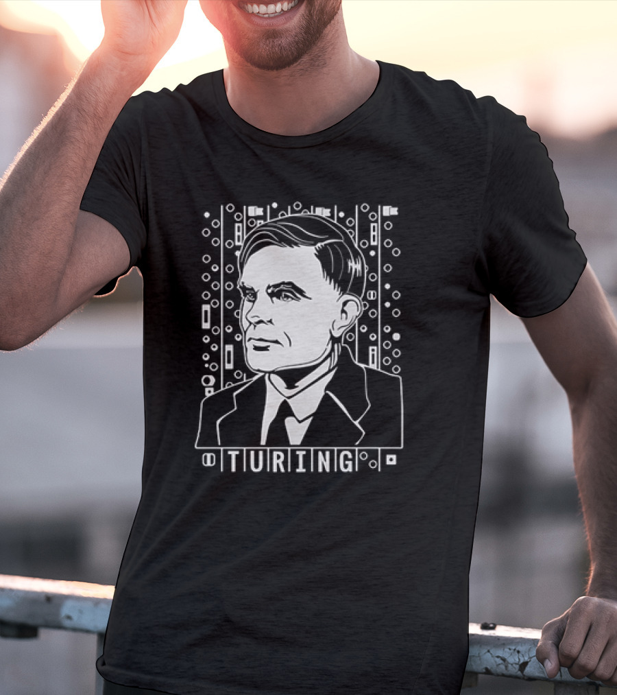Turing Alan Binary Circuit T-Shirt