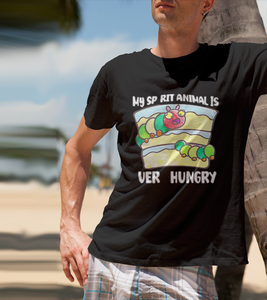 My Spirit Animal Is Very Hungry Caterpillar Cake Slice T-Shirt