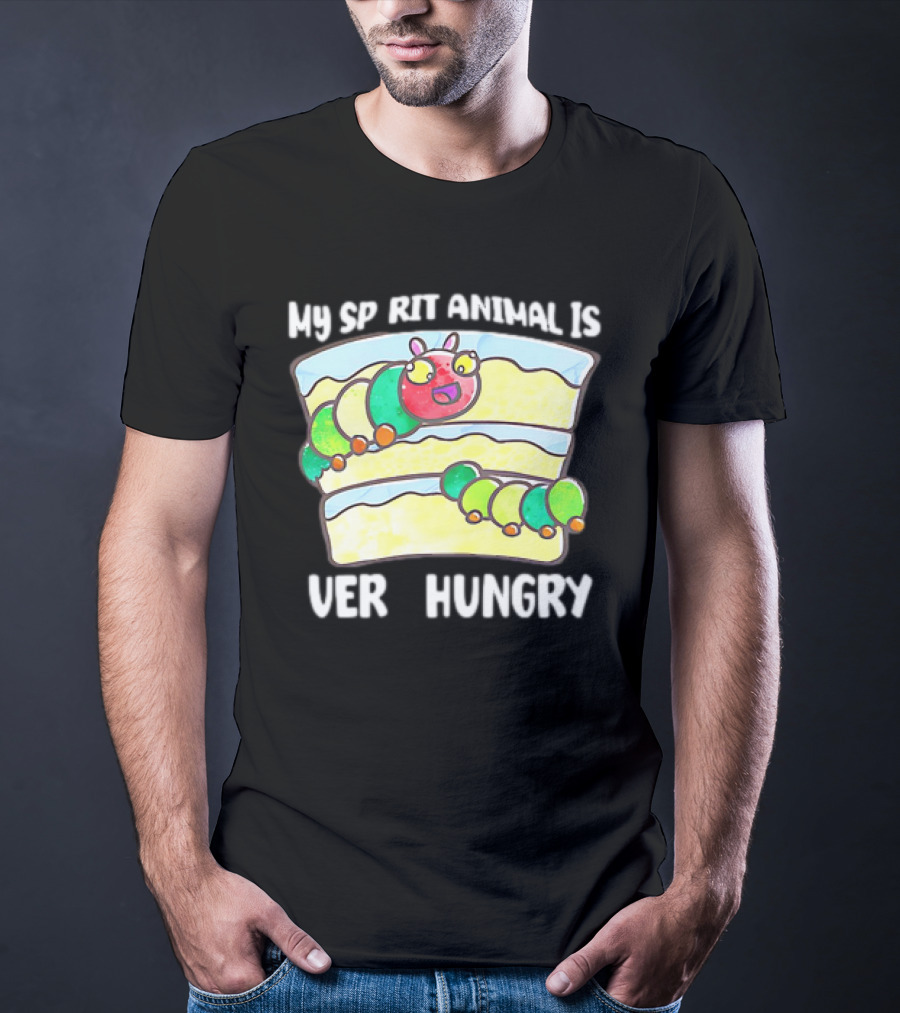 My Spirit Animal Is Very Hungry Caterpillar Cake Slice T-Shirt