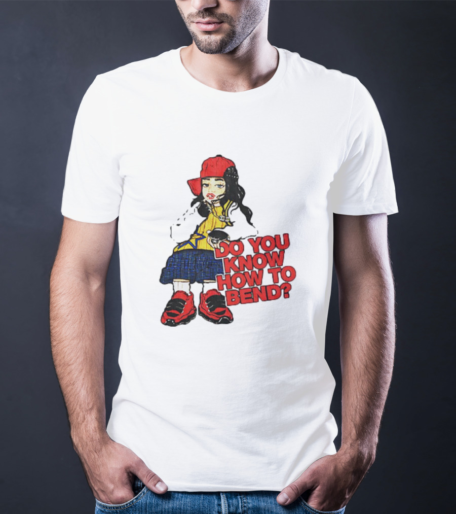 Billie Eilish Do You Know How To Bend Styled Cartoon T-Shirt