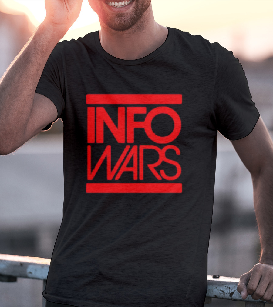 Info Wars Red Logo Alex Jones T-Shirt