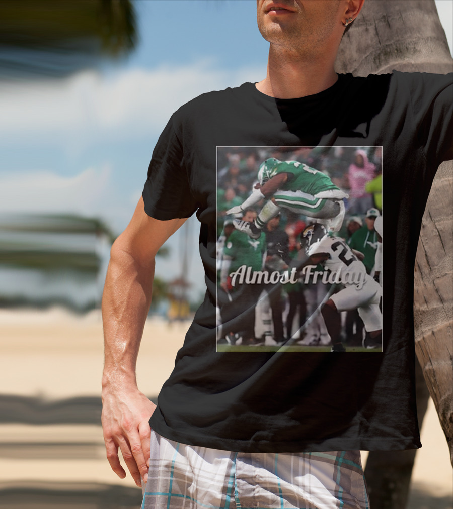 Almost Friday Saquon Barkley Hurdle Over Philadelphia Eagles T-Shirt