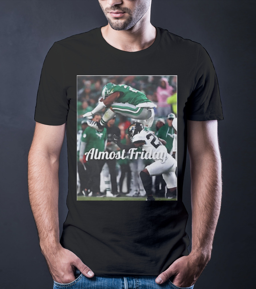 Almost Friday Saquon Barkley Hurdle Over Philadelphia Eagles T-Shirt
