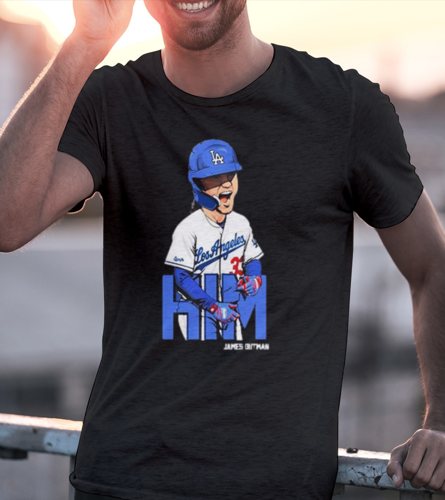 Los Angeles Dodgers James Outman HIM Baseball T-Shirt