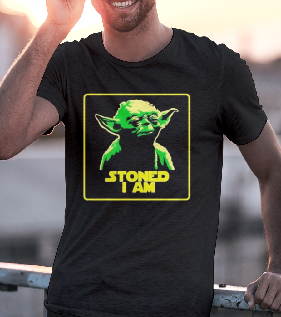 Star Wars Yoda Stoned I Am Jedi Master Meme T-Shirt