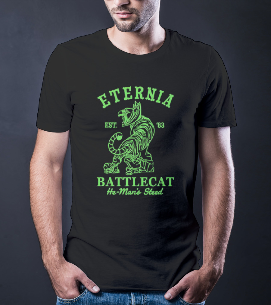 Eternia Battlecat He-Man's Steed Est. '83 Retro 1980 Toy T-Shirt