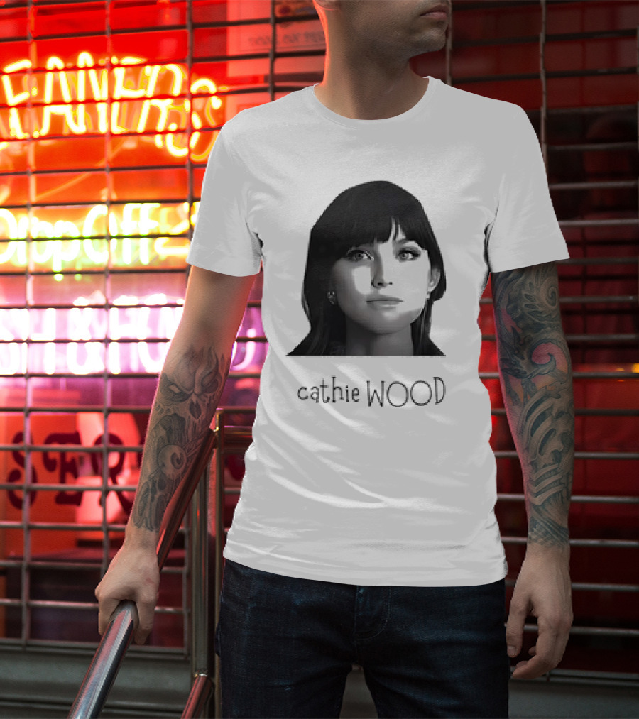 Cathie Wood Classic Portrait T-Shirt