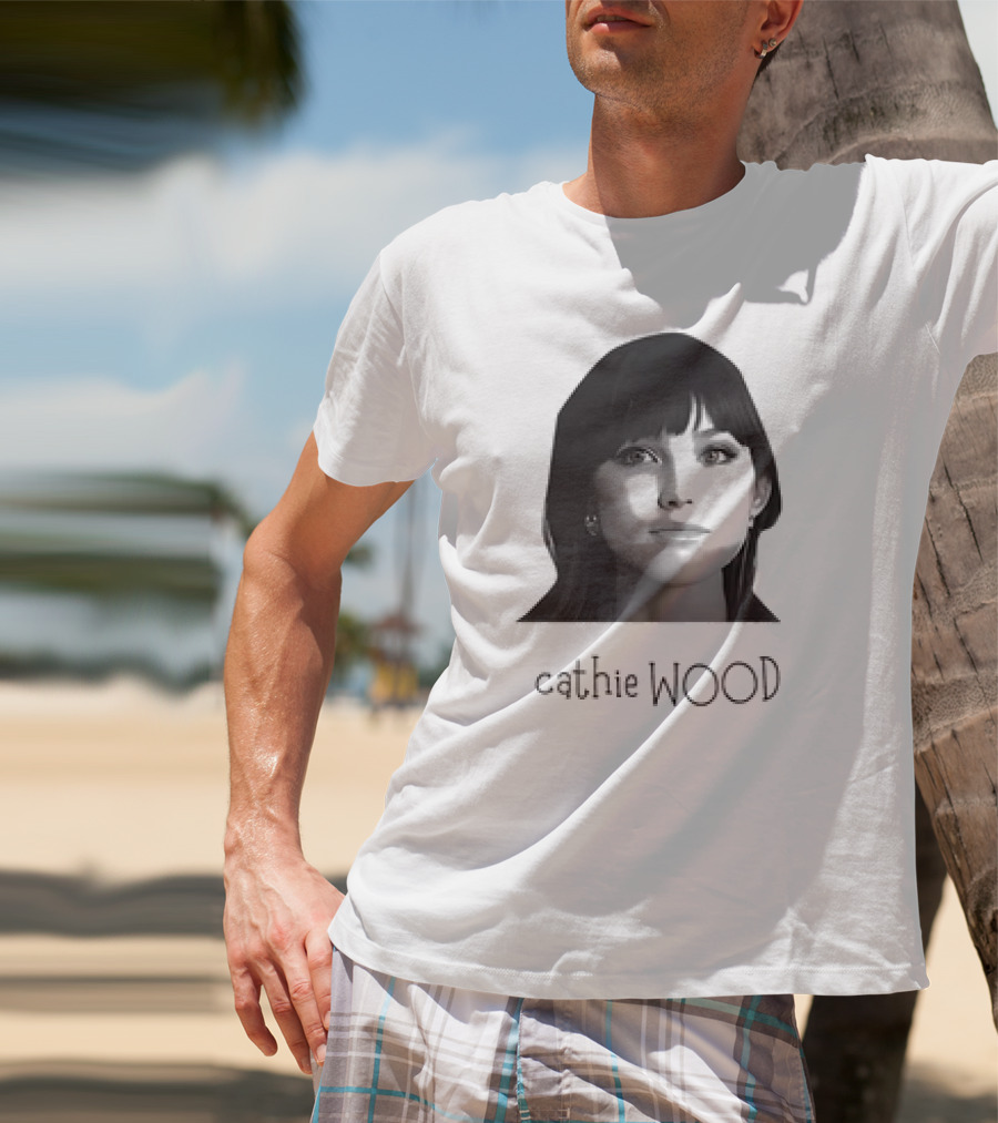 Cathie Wood Classic Portrait T-Shirt