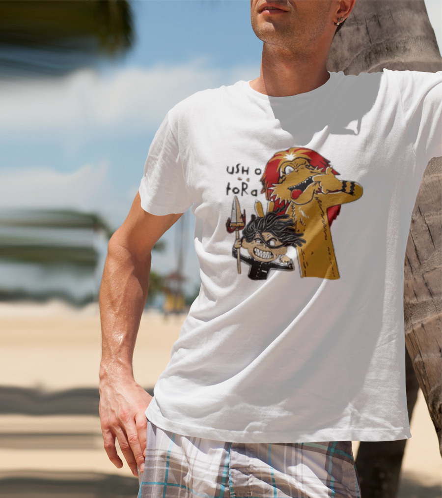 Ushio And Tora Calvin And Hobbes Mashup Tide And Tiger T-Shirt