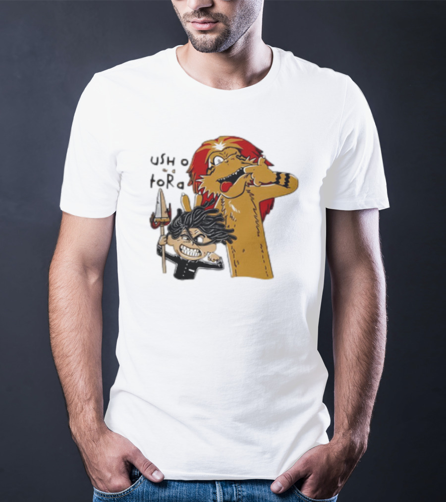 Ushio And Tora Calvin And Hobbes Mashup Tide And Tiger T-Shirt