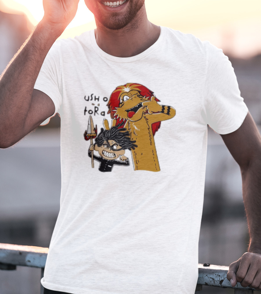 Ushio And Tora Calvin And Hobbes Mashup Tide And Tiger T-Shirt