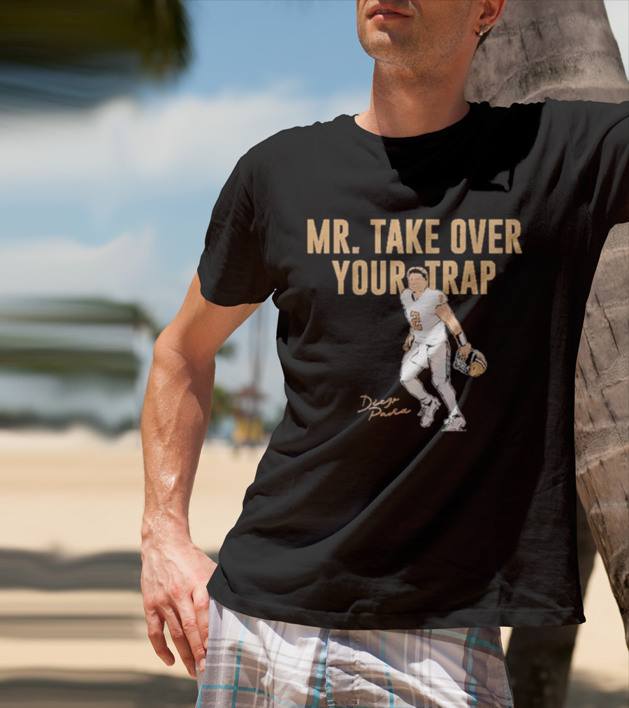 Diego Pavia Mr. Take Over Your Trap Football Player Number Two T-Shirt