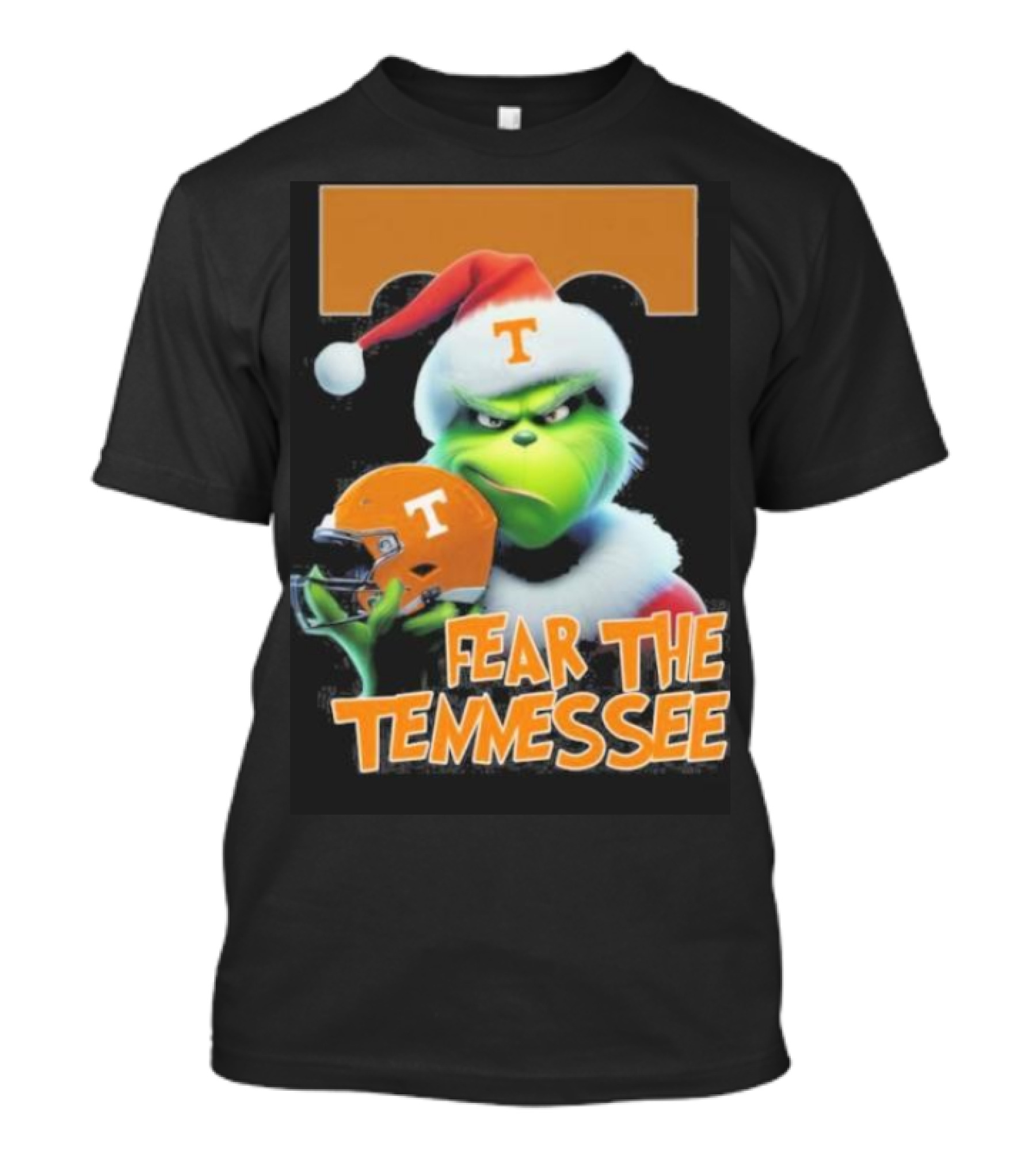 Grinch Fear The Tennessee Volunteers Christmas T-Shirt