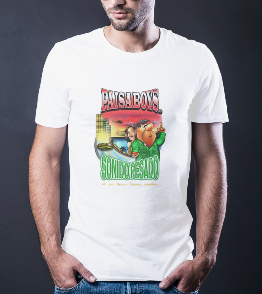 PAISABOYS SONIDO PESADO Al Mal Tiempo Buenas Cumbias T-Shirt