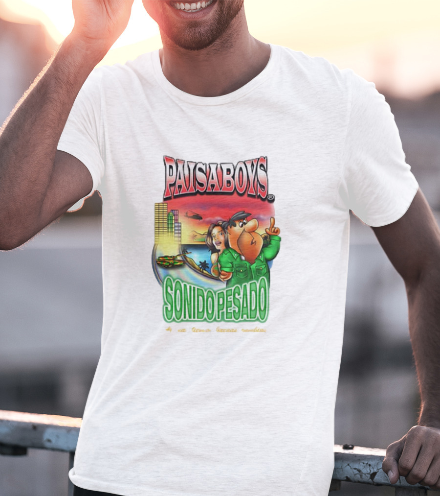 PAISABOYS SONIDO PESADO Al Mal Tiempo Buenas Cumbias T-Shirt