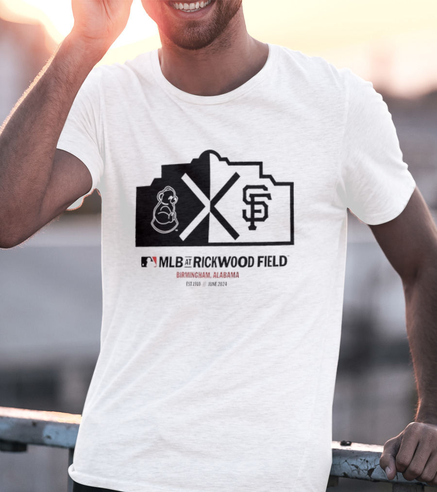 San Francisco Giants MLB Rickwood Field Birmingham Alabama June T-Shirt
