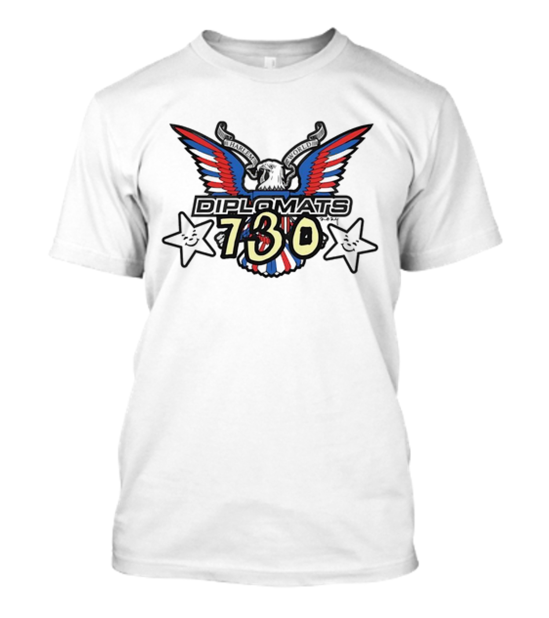 Diplomats 730 Harlem World Eagle Stars T-Shirt