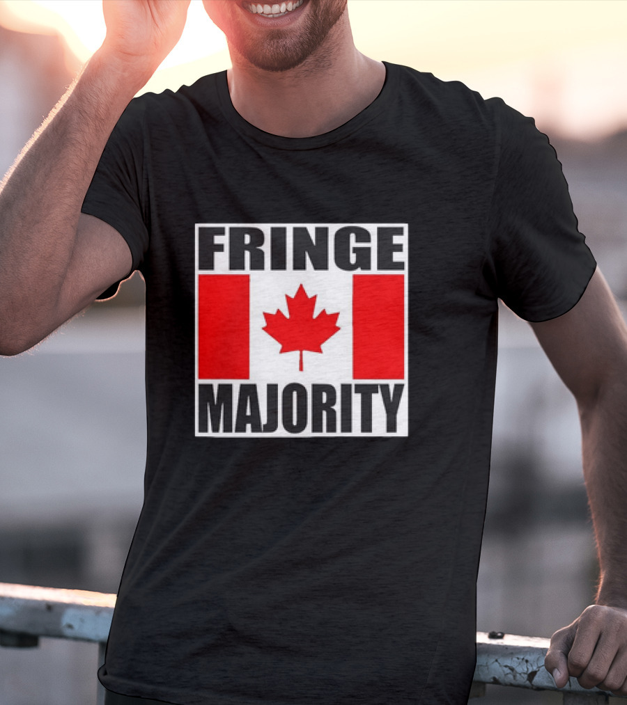 Fringe Majority Canada Flag Maple Leaf T-Shirt