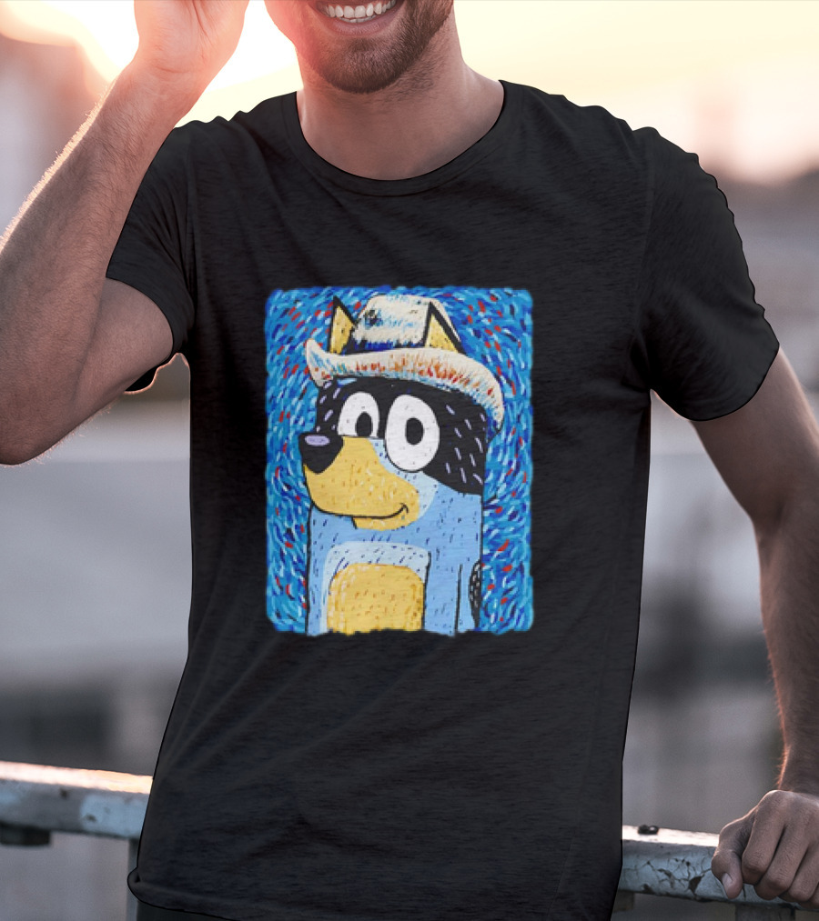 Heeler Family Van Gogh Bandit Van Dogh T-Shirt