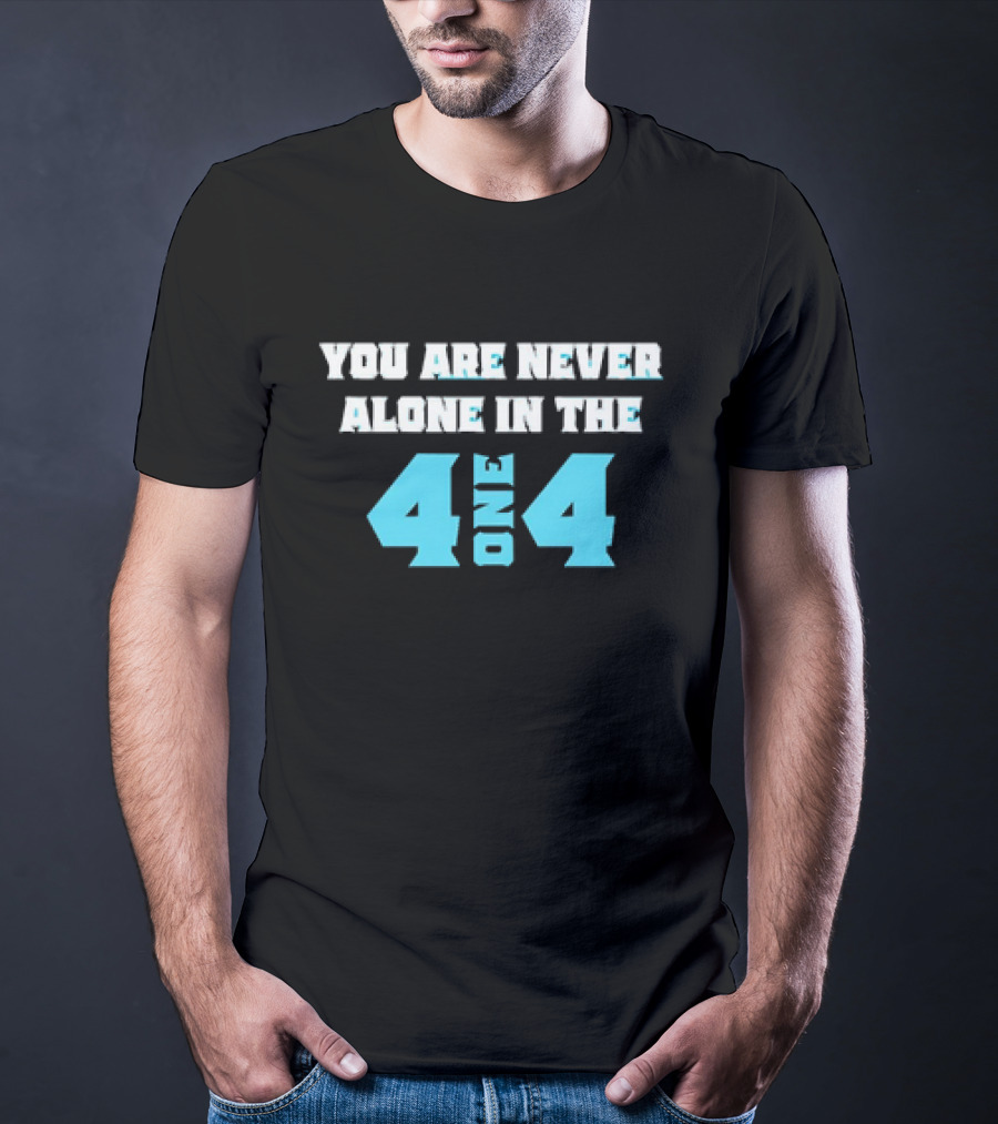 Marquette Golden Eagles You Are Never Alone In The 414 One 4 T-Shirt