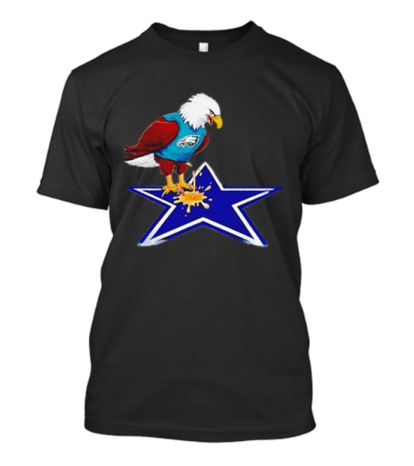 Philadelphia Eagles Peeing On Dallas Cowboys Star T-Shirt