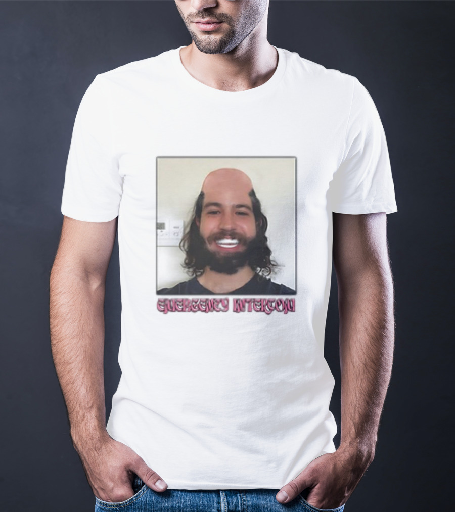 Emergency Intercom Drew’s Veneers Meme Parody Face Image T-Shirt