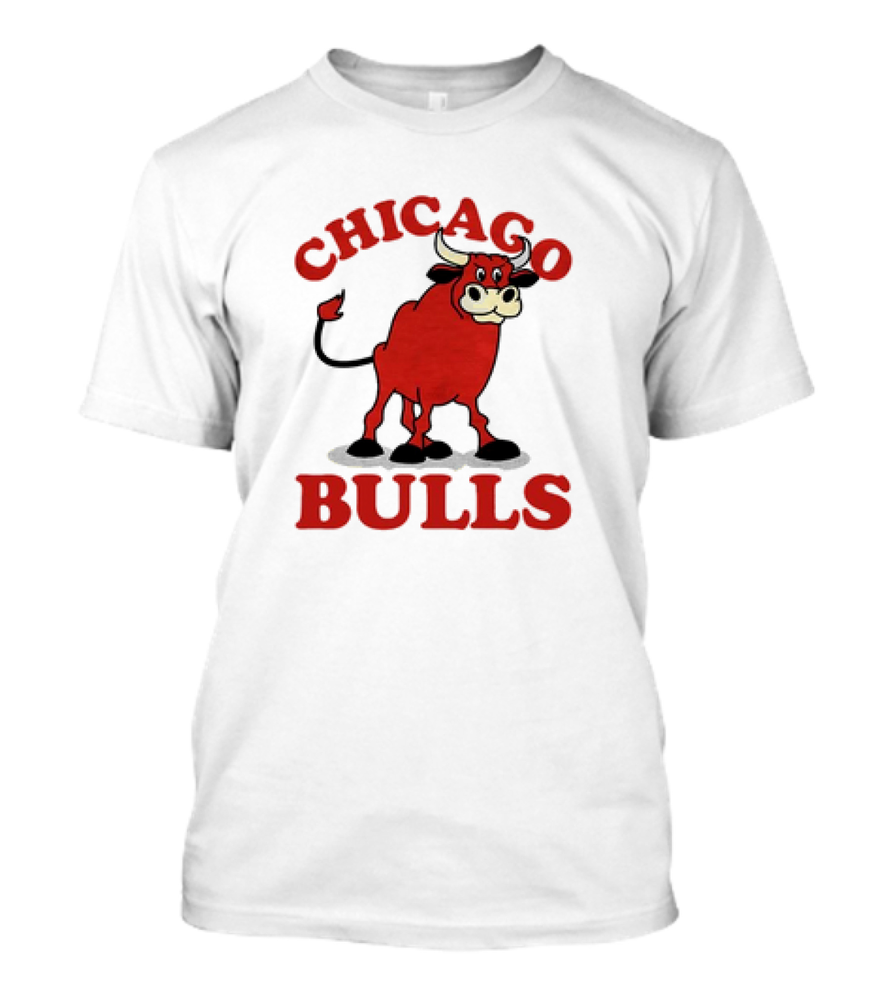 Retro Vintage Chicago Bulls Classic Iconic Bull Image T-Shirt