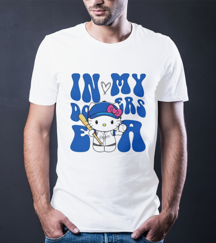 Hello Kitty Los Angeles Dodgers In My Dodgers Era T-Shirt