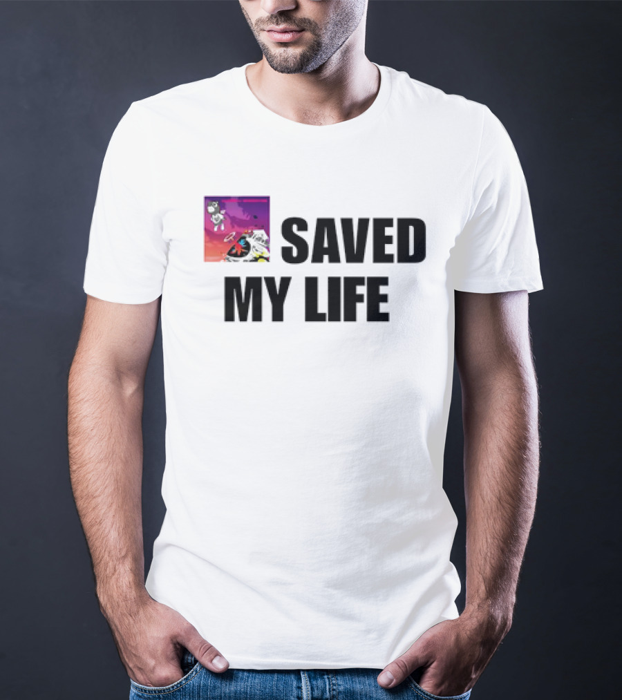 Kanye West Graduation Album Cover Art Saved My Life T-Shirt