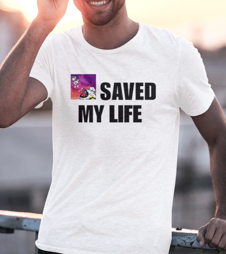 Kanye West Graduation Album Cover Art Saved My Life T-Shirt