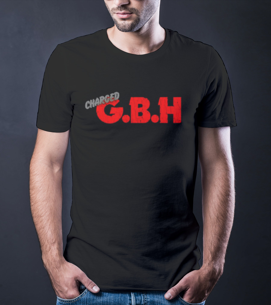 Charged GBH 1978 Classic Punk Band Retro T-Shirt