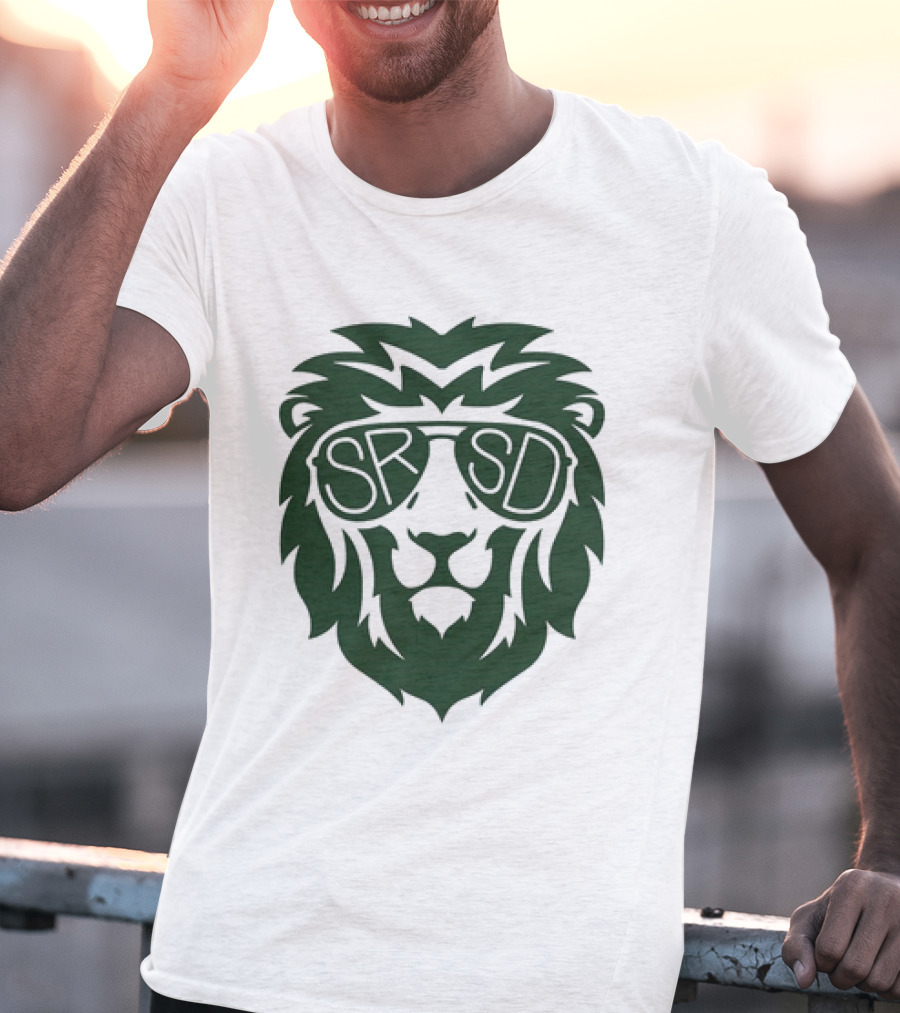 SRSD St. Rita Lion Mascot In Sunglasses T-Shirt