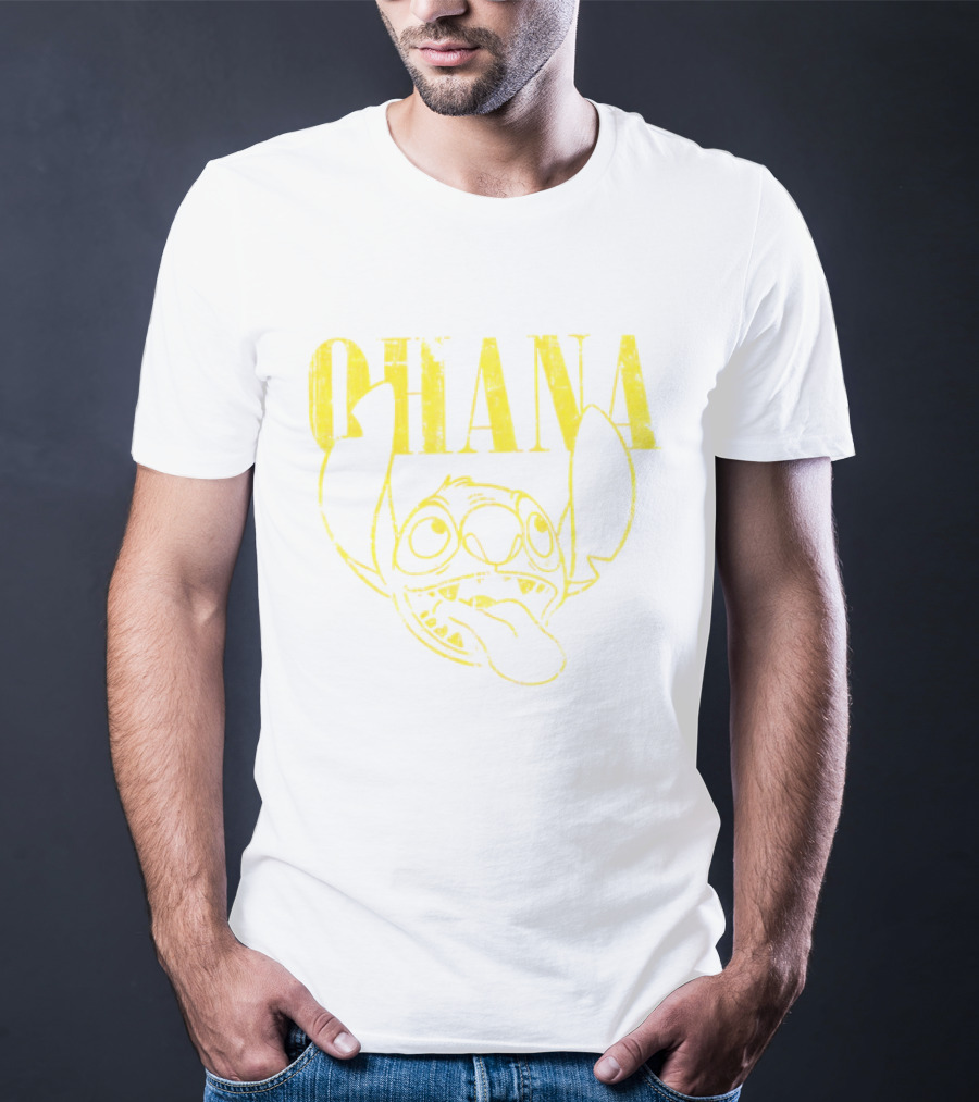 Ohana Stitch Nirvana Collaboration T-Shirt
