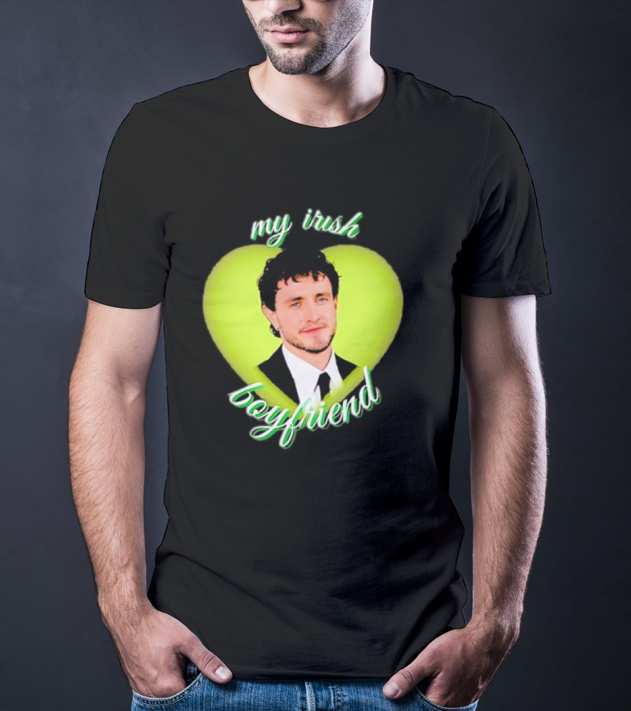 Paul Mescal My Irish Boyfriend Heart T-Shirt