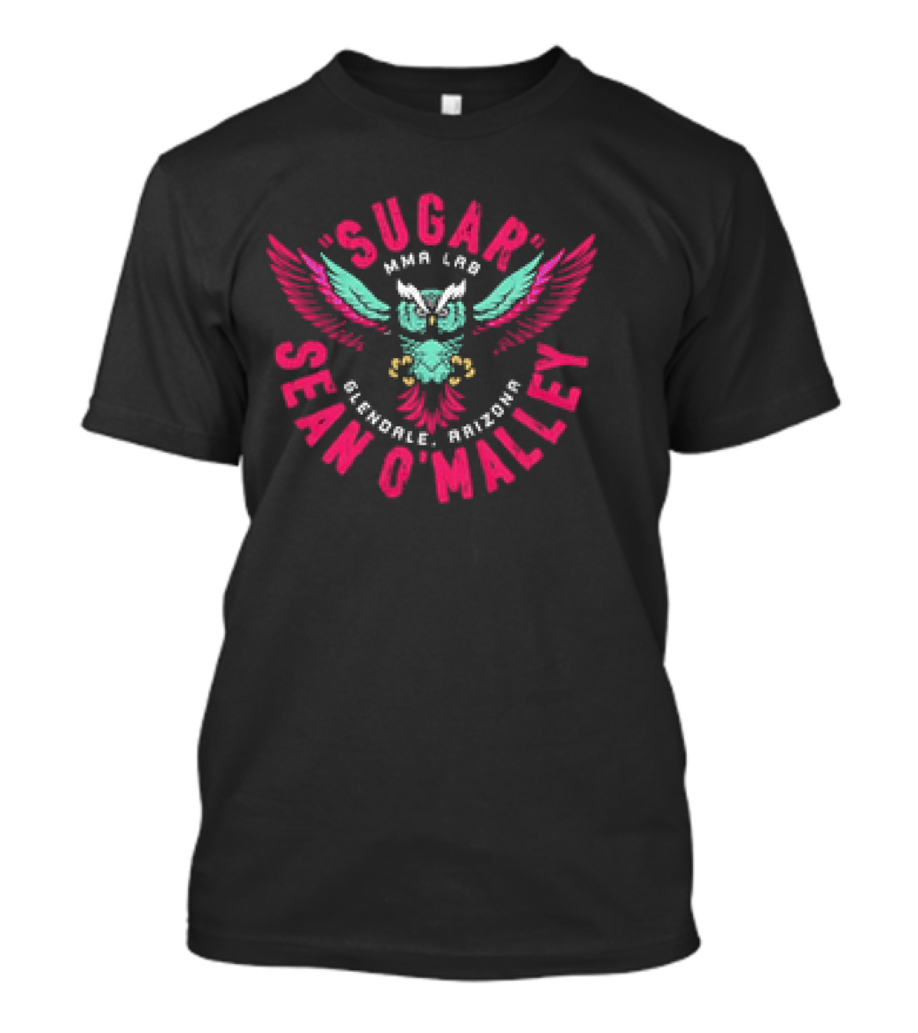 Sugar Sean O'Malley MMA Lab Glendale Arizona Owl Retro T-Shirt