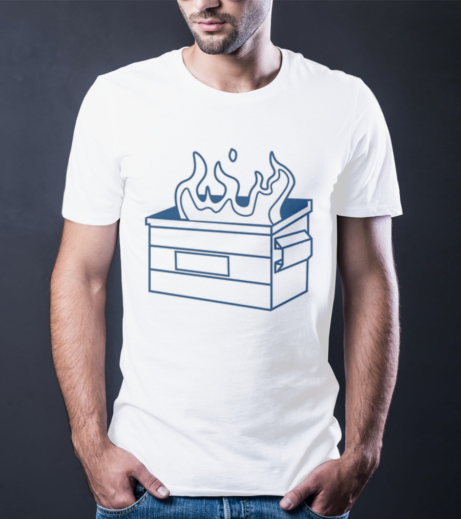 Burn It All Down Dumpster Fire T-Shirt