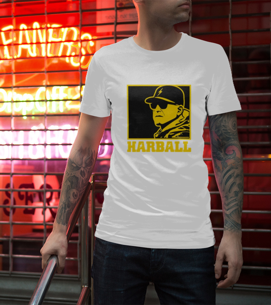Chargers Harball NFL Royal Jim Harbaugh Los Angeles T-Shirt